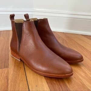 Nisolo Chelsea Boots Brandy Cognac Brown size 8